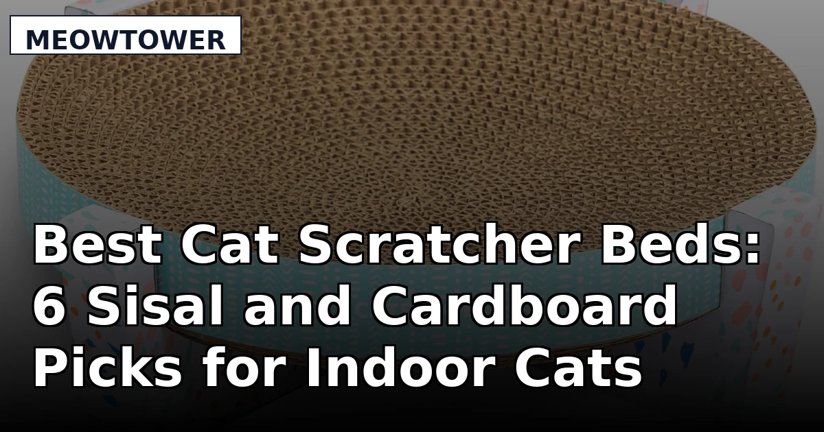 Best Cat Scratcher Beds: 6 Sisal and Cardboard Picks for Indoor Cats