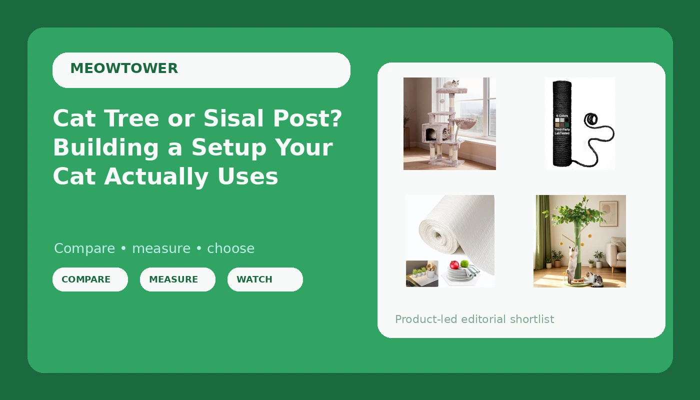 Cat Tree or Sisal Post? Building a Setup Your Cat Actually Uses