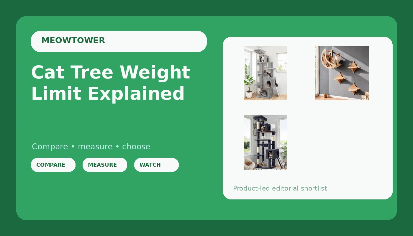 Cat Tree Weight Limit Explained - MeowTower review with measurements and honest opinion