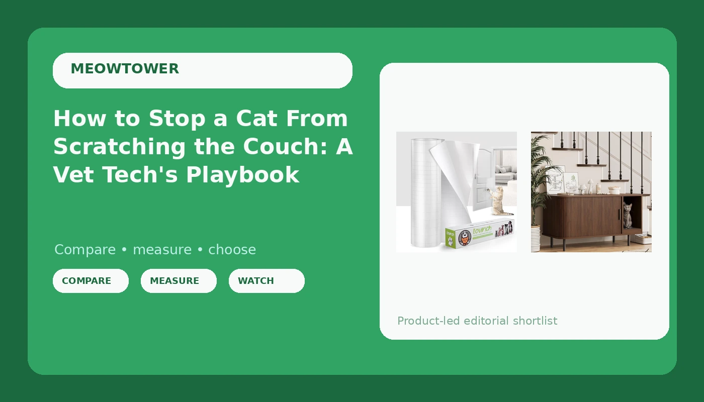 How to Stop a Cat From Scratching the Couch: A Vet Tech's Playbook