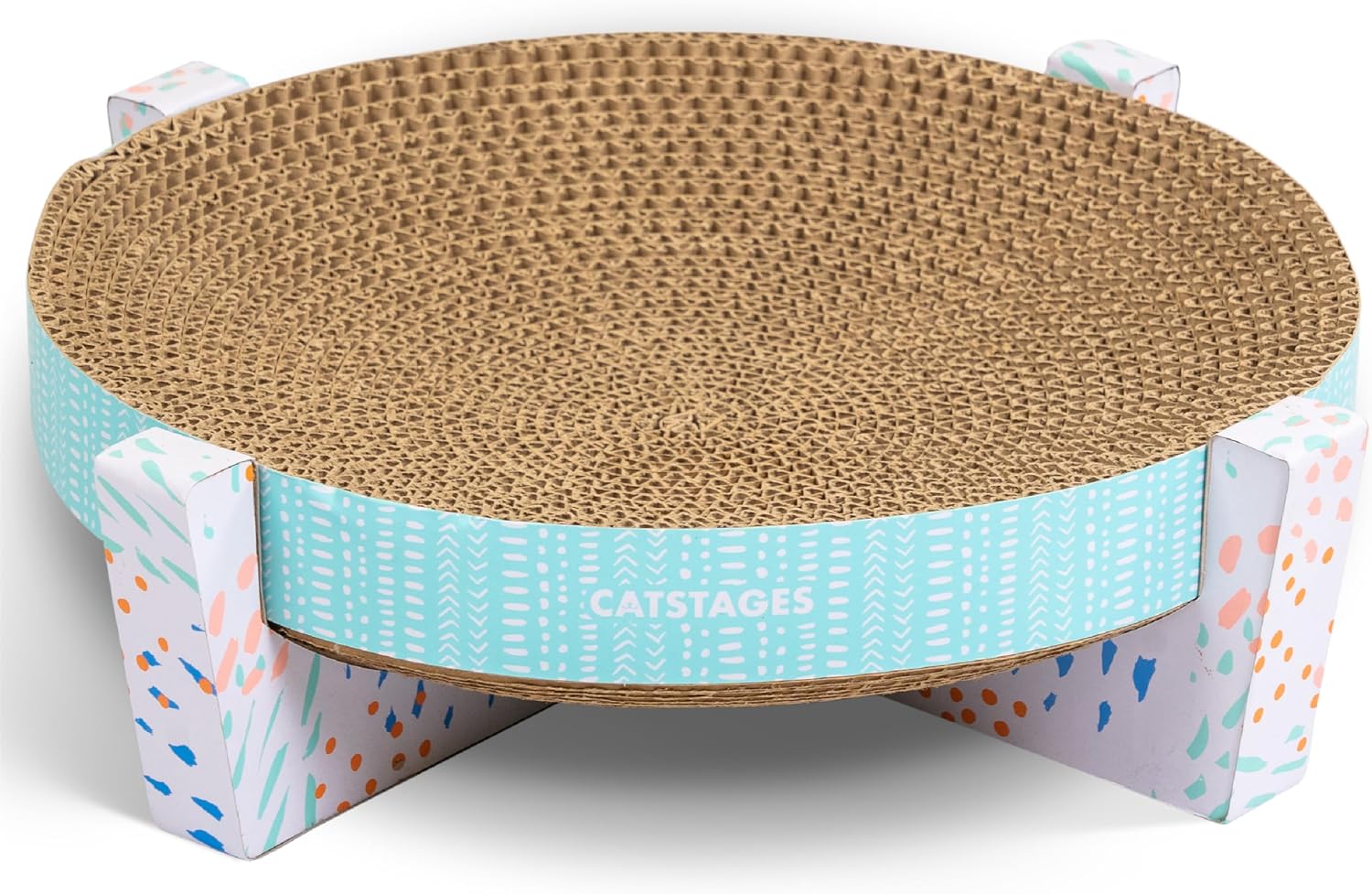 Catstages Scratch, Snuggle & Rest 2-in-1 Cat Scratcher & Lounger, 13.4"
