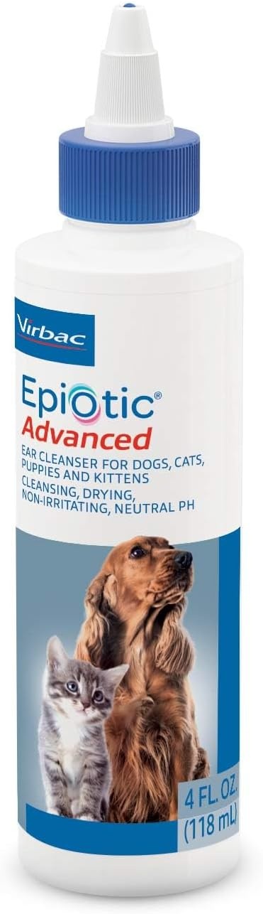 Epiotic Advanced Ear Cleanser, Gentle Ear Cleanser for Dogs and Cats